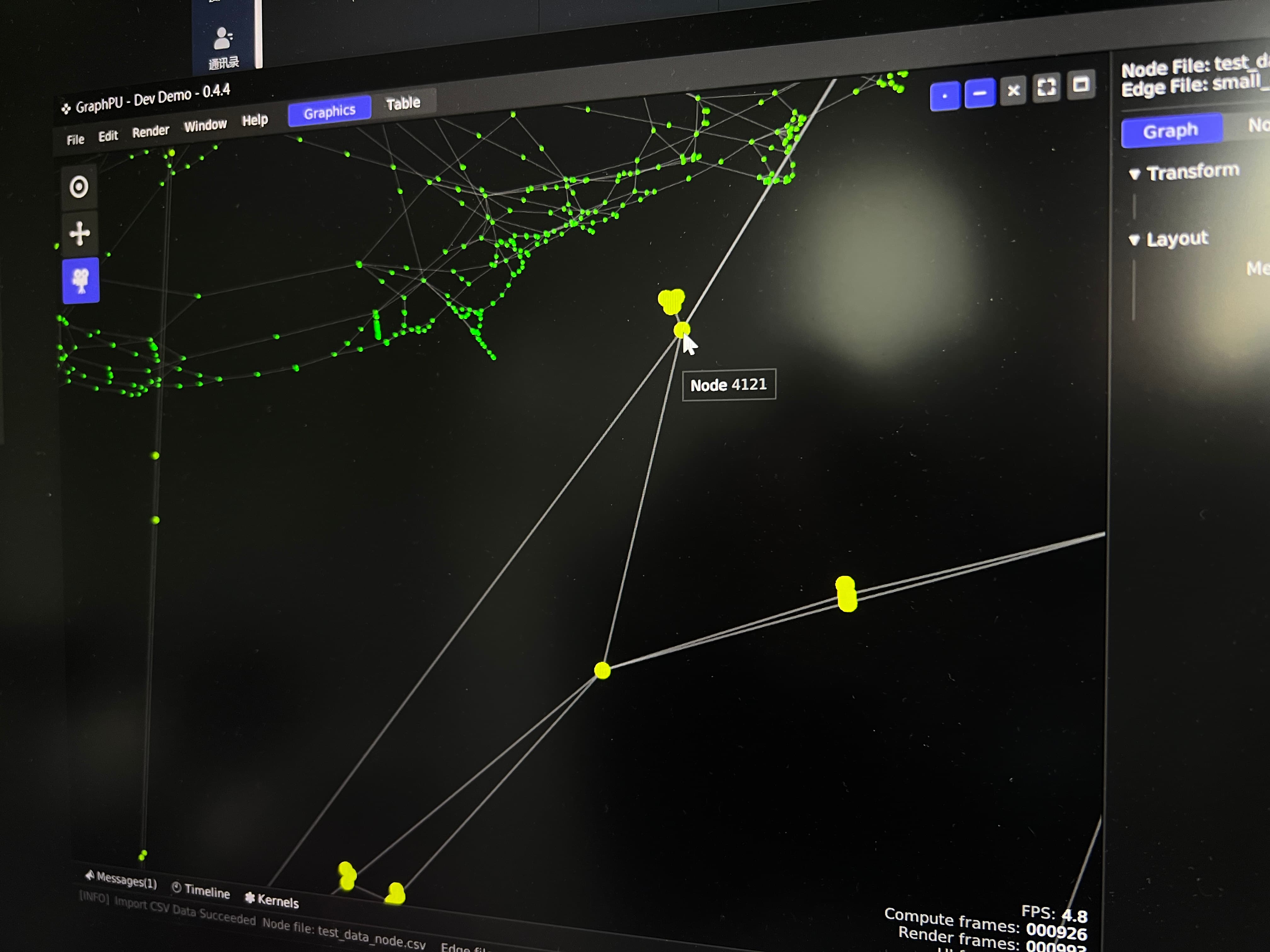 Raycast mouse interaction, obtaining particle information