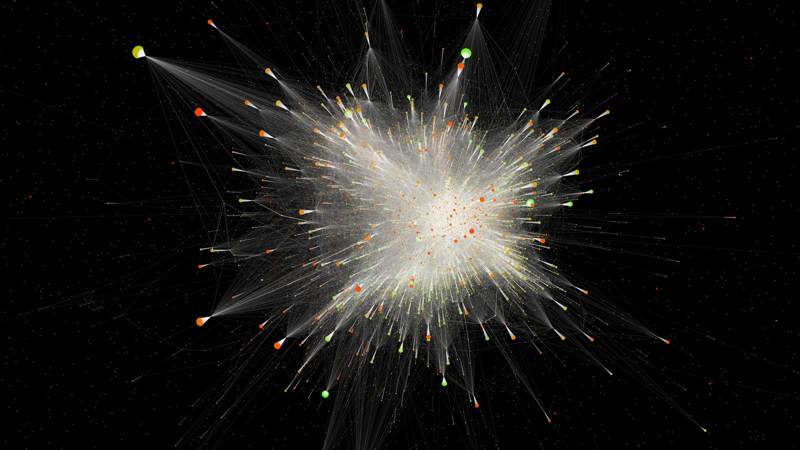 GraphPU visualizing European email network - 3