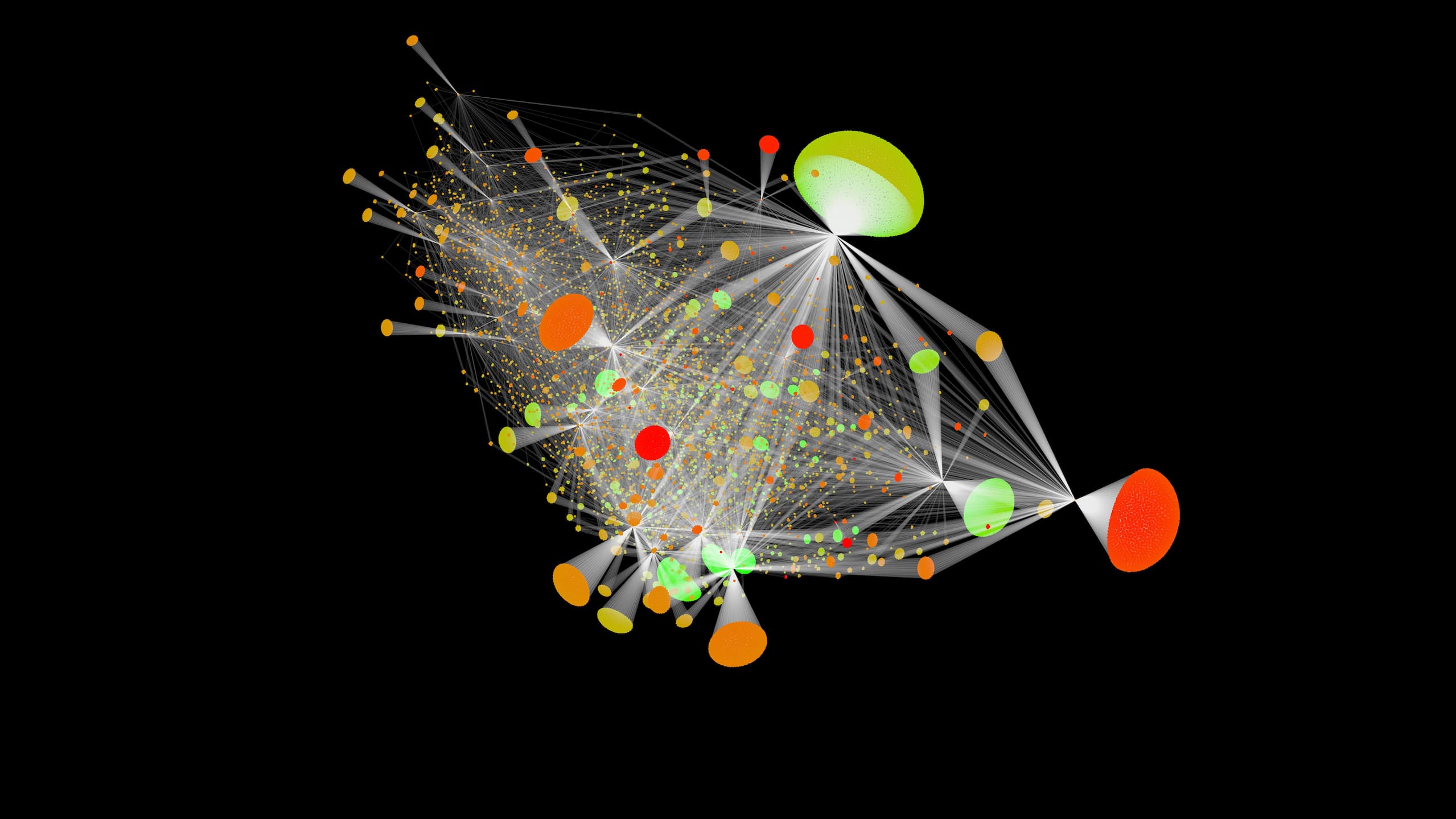 GraphPU visualizing Twitch streaming platform follow network - 3